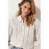 Tramontana Blouse Gathered Off White
